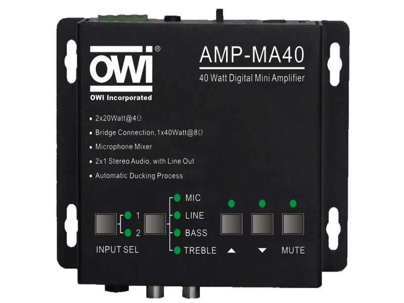 AMP-MA40IR Small Class D Digital Amplifier 